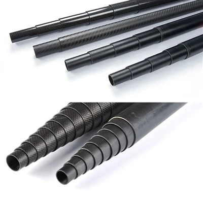 Smooth Finish 10m Carbon Fiber Telescopic Rod
